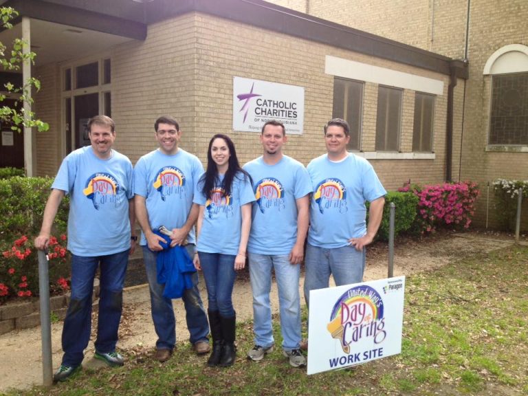 volunteers from day of caring ccnla shreveport